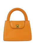 Pre-OwnedCHANEL Pre-Owned1998 CC leather handbag