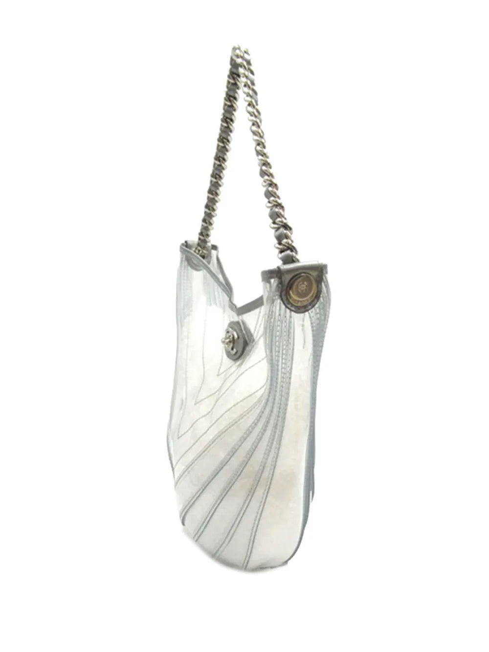 Pre-OwnedCHANEL Pre-Owned2018 CC PVC Droplet hobo bag