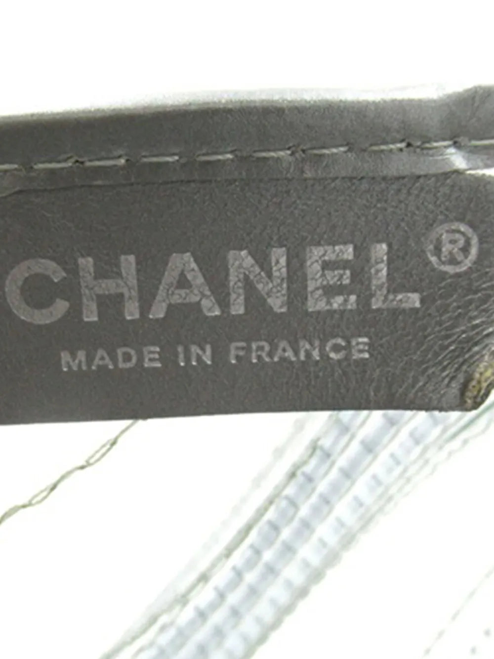 Pre-OwnedCHANEL Pre-Owned2018 CC PVC Droplet hobo bag