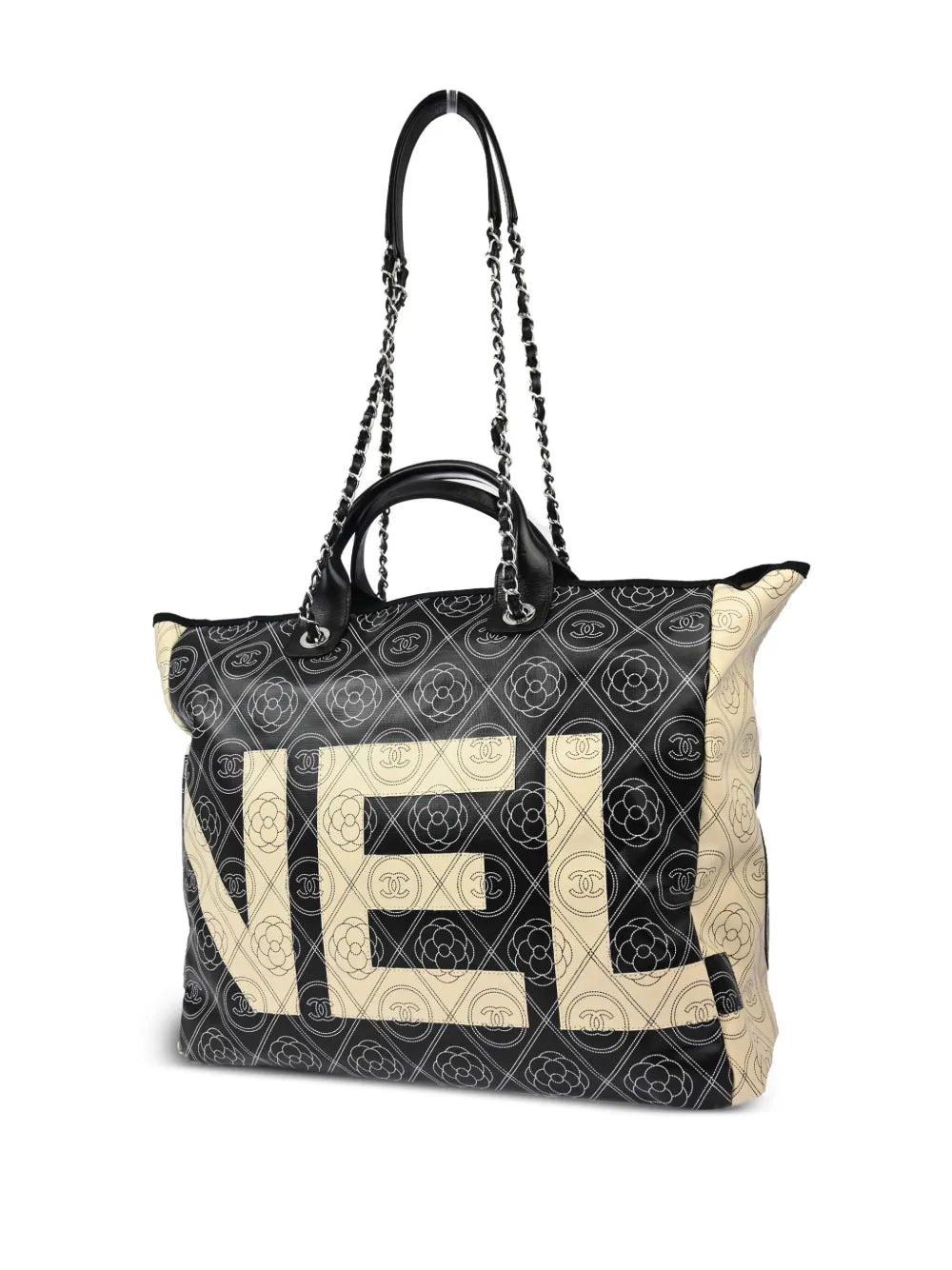 Pre-OwnedCHANEL Pre-Owned2017 Camellia Shopping two-way bag