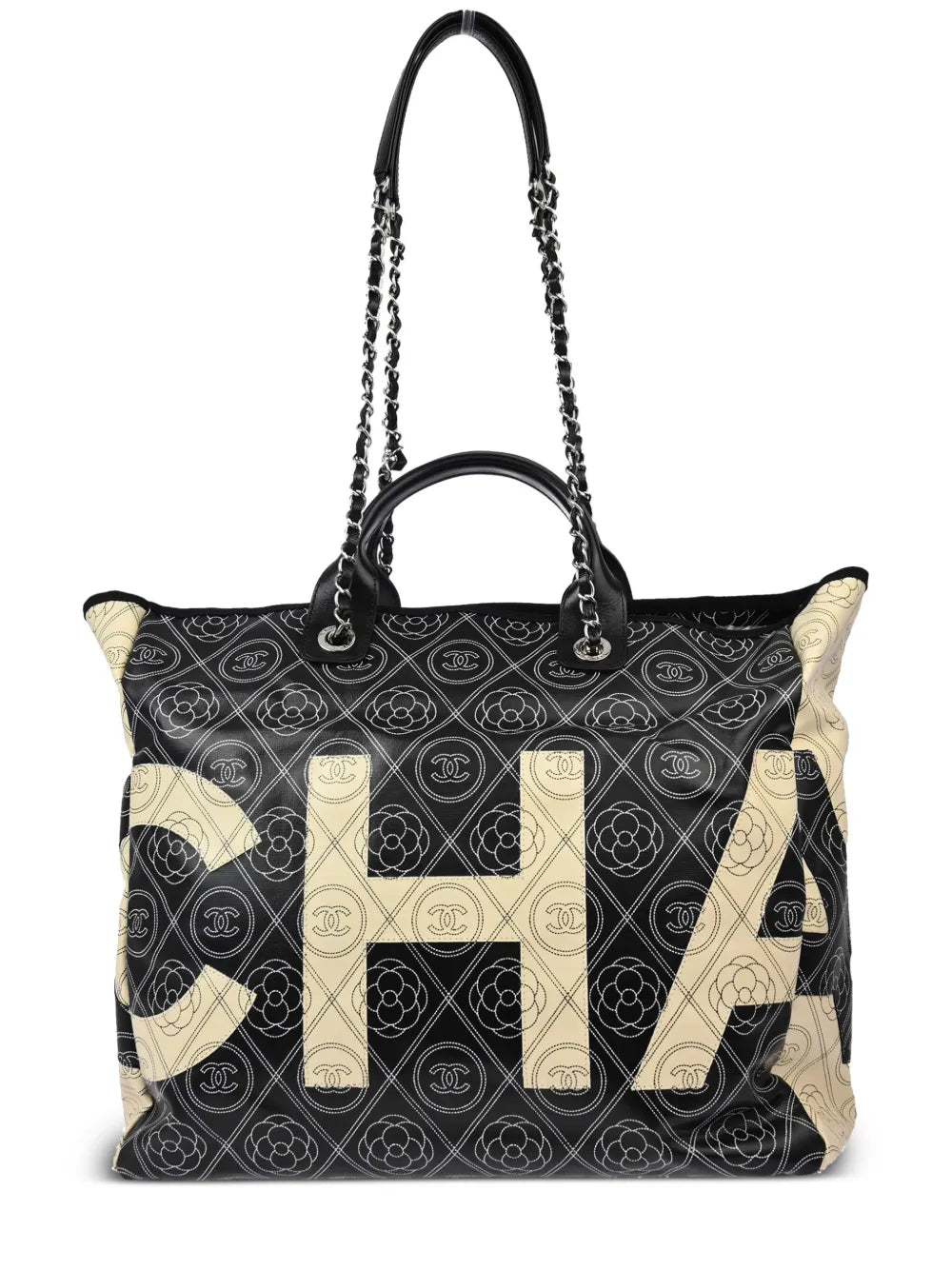Pre-OwnedCHANEL Pre-Owned2017 Camellia Shopping two-way bag