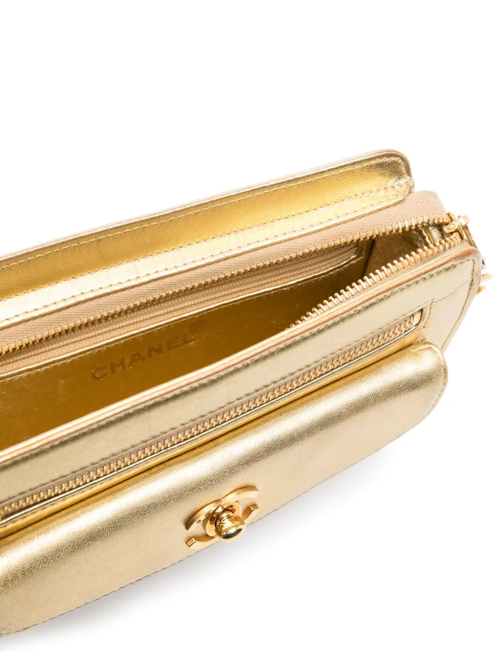 Pre-OwnedCHANEL Pre-Owned1996-1997 CC turn-lock clutch bag