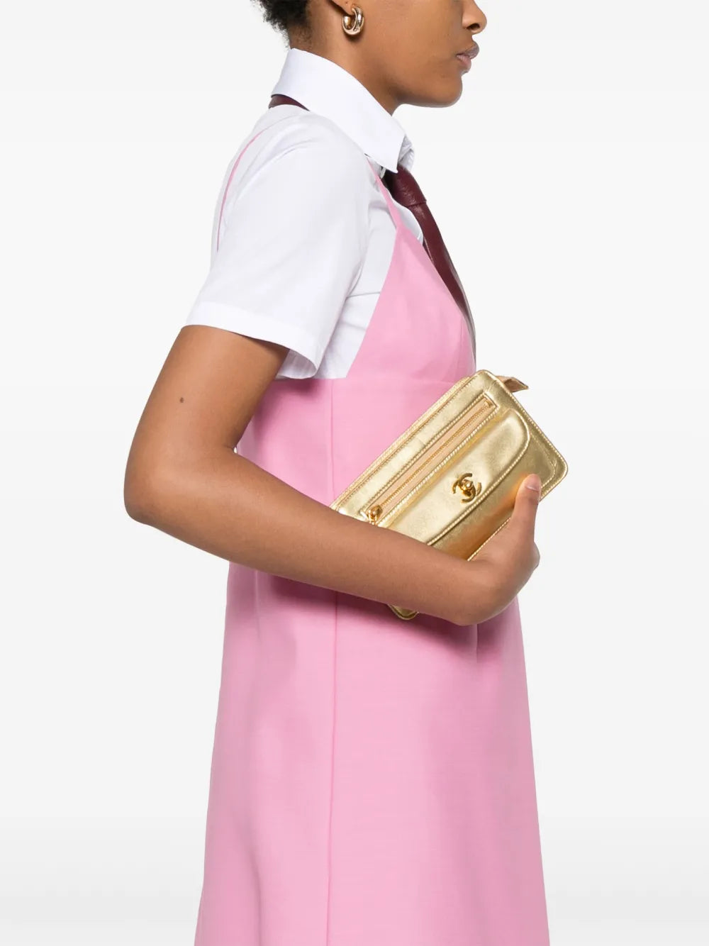 Pre-OwnedCHANEL Pre-Owned1996-1997 CC turn-lock clutch bag
