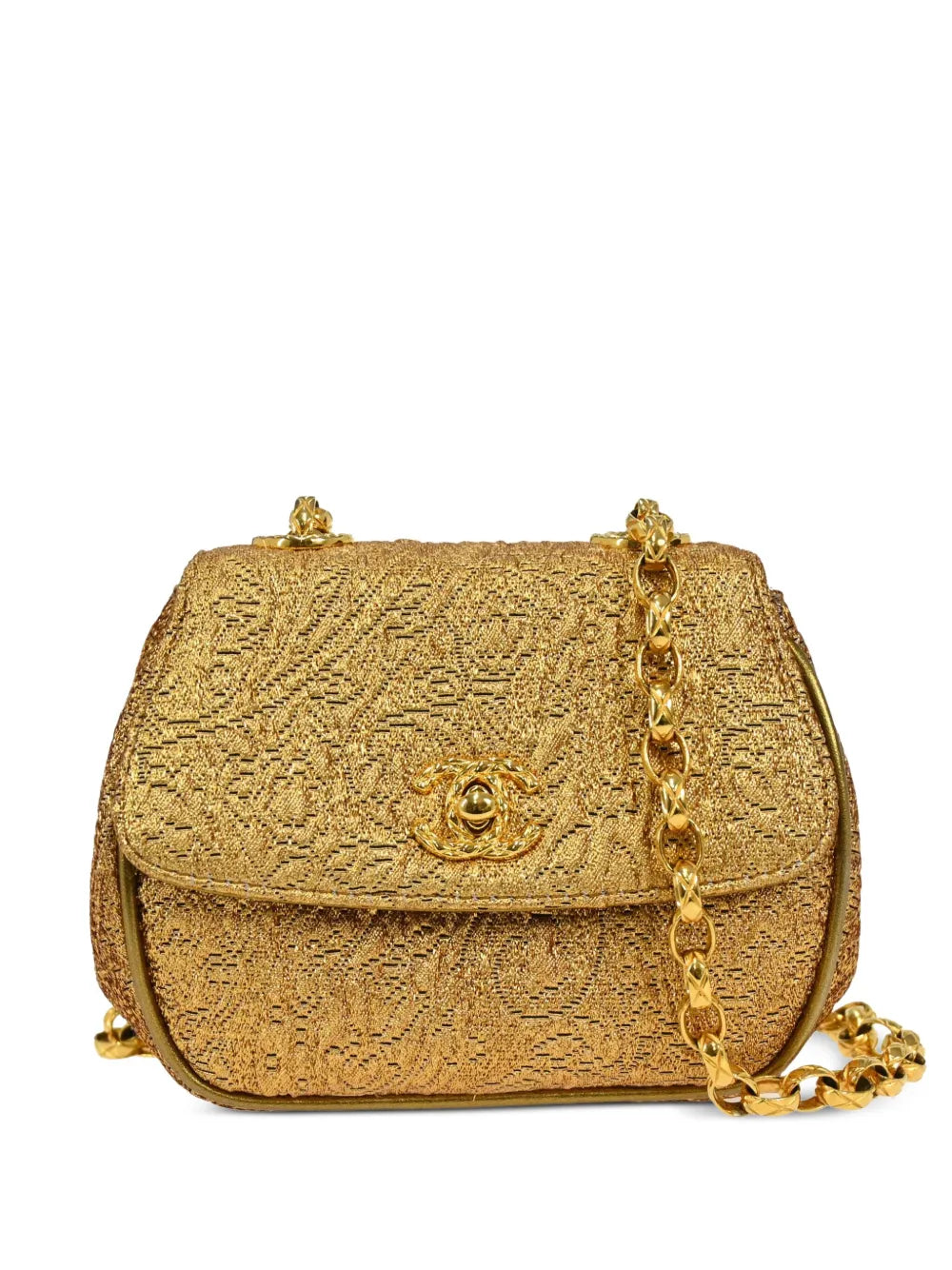 Pre-OwnedCHANEL Pre-Owned1992 Nishijin-ori shoulder bag