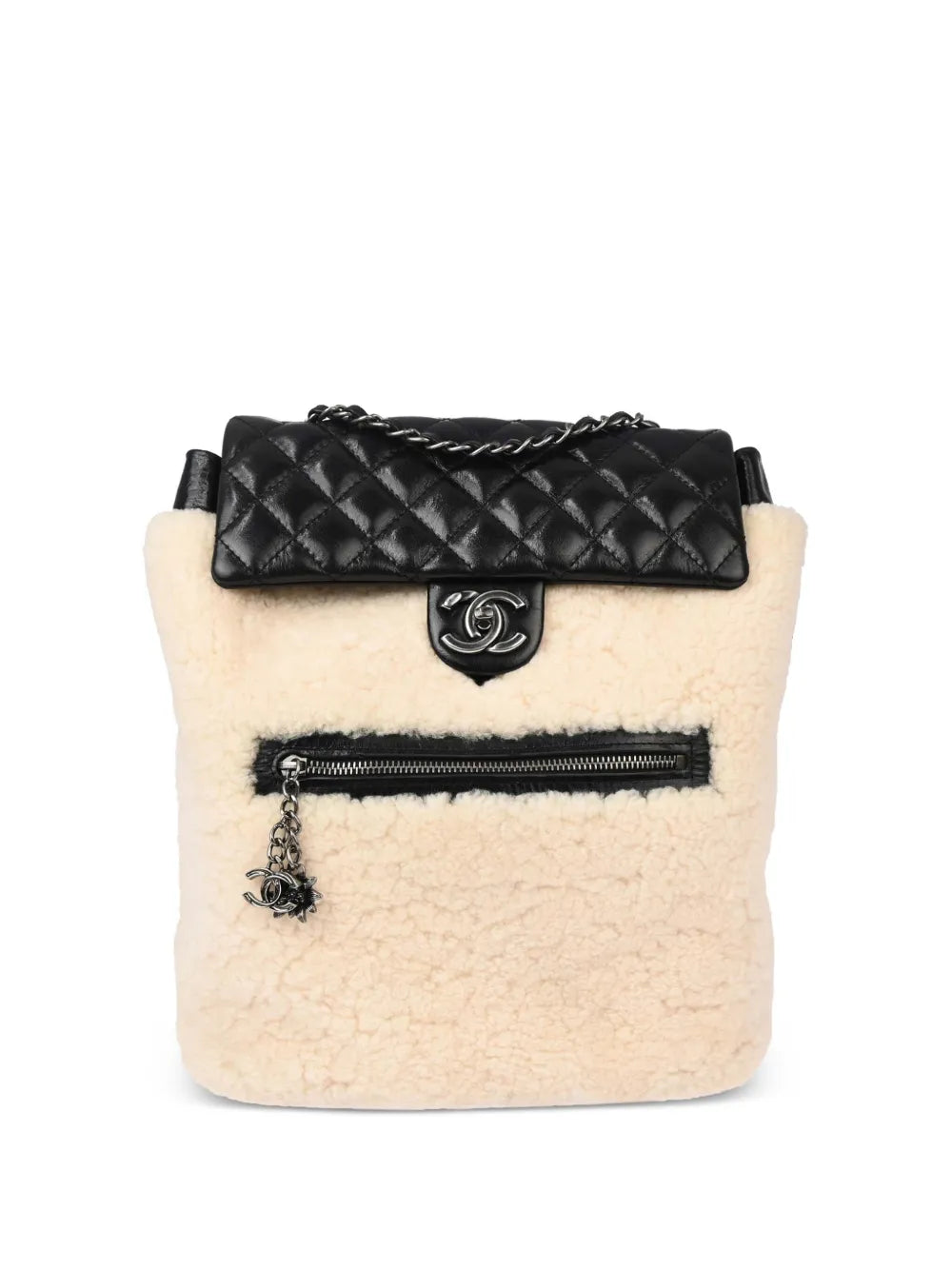 Pre-OwnedCHANEL Pre-Owned2013 shearling backpack