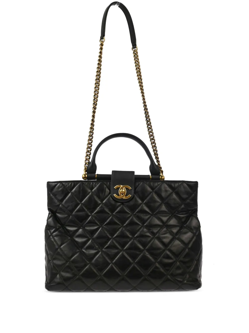 Pre-OwnedCHANEL Pre-Owned2016 diamond-quilted two-way bag