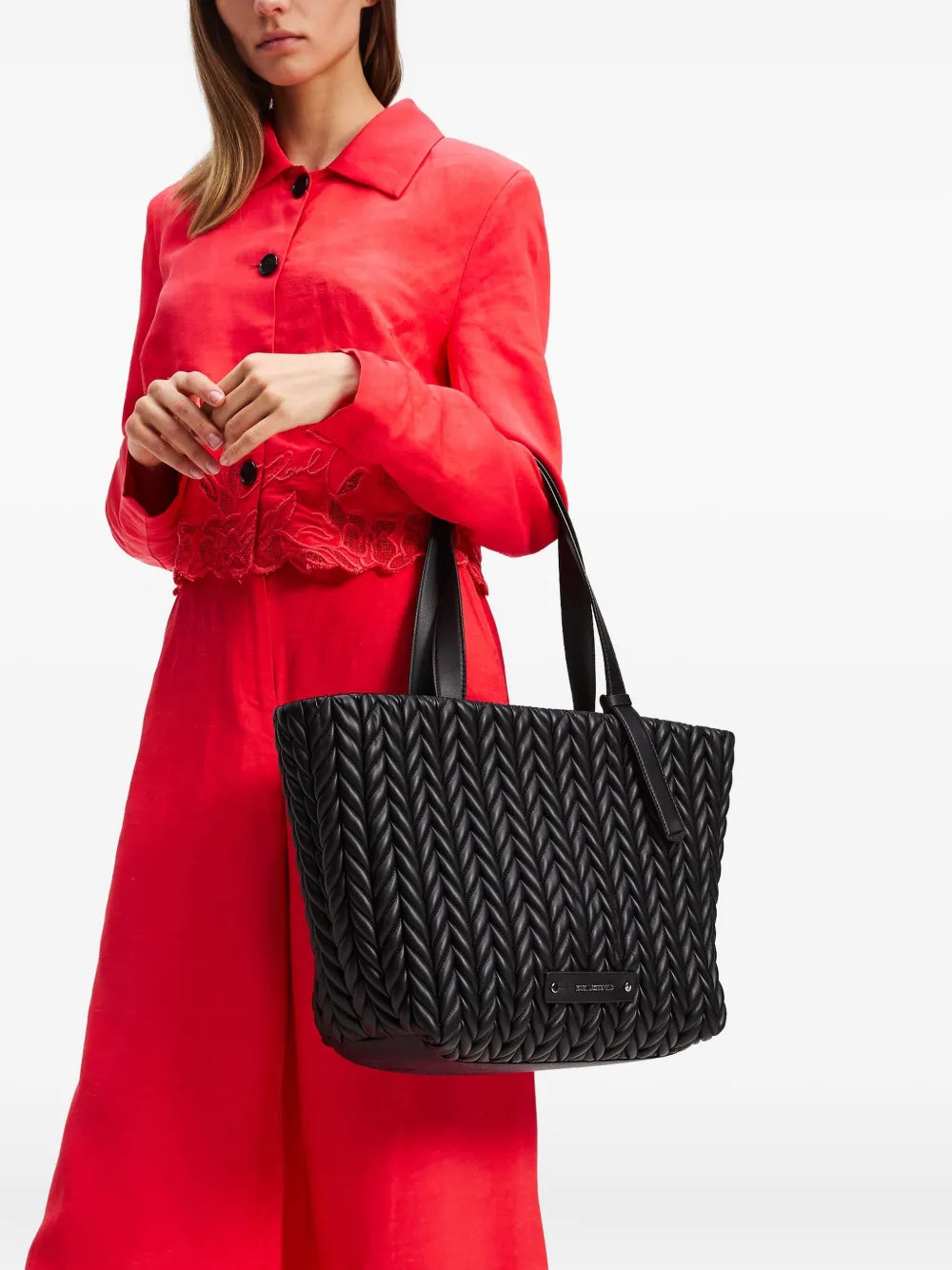 Karl Lagerfeldlarge K/Weave tote bag