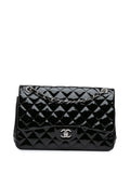 Pre-OwnedCHANEL Pre-Owned2011 Jumbo Classic Patent Double Flap shoulder bag