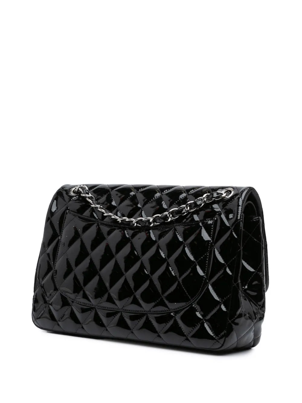 Pre-OwnedCHANEL Pre-Owned2011 Jumbo Classic Patent Double Flap shoulder bag