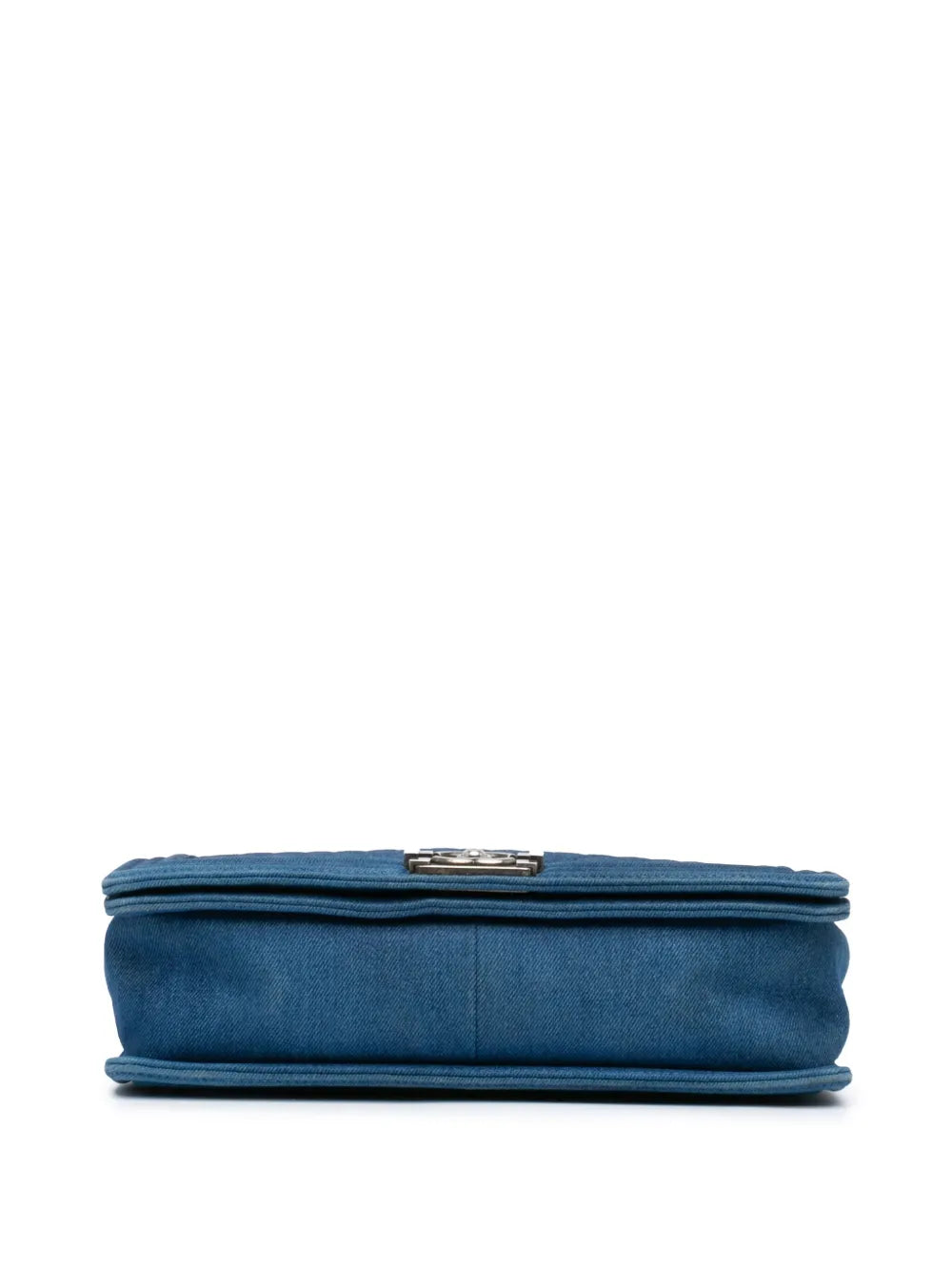 Pre-OwnedCHANEL Pre-Owned2012-2013 Large Quilted Denim Boy Flap crossbody bag