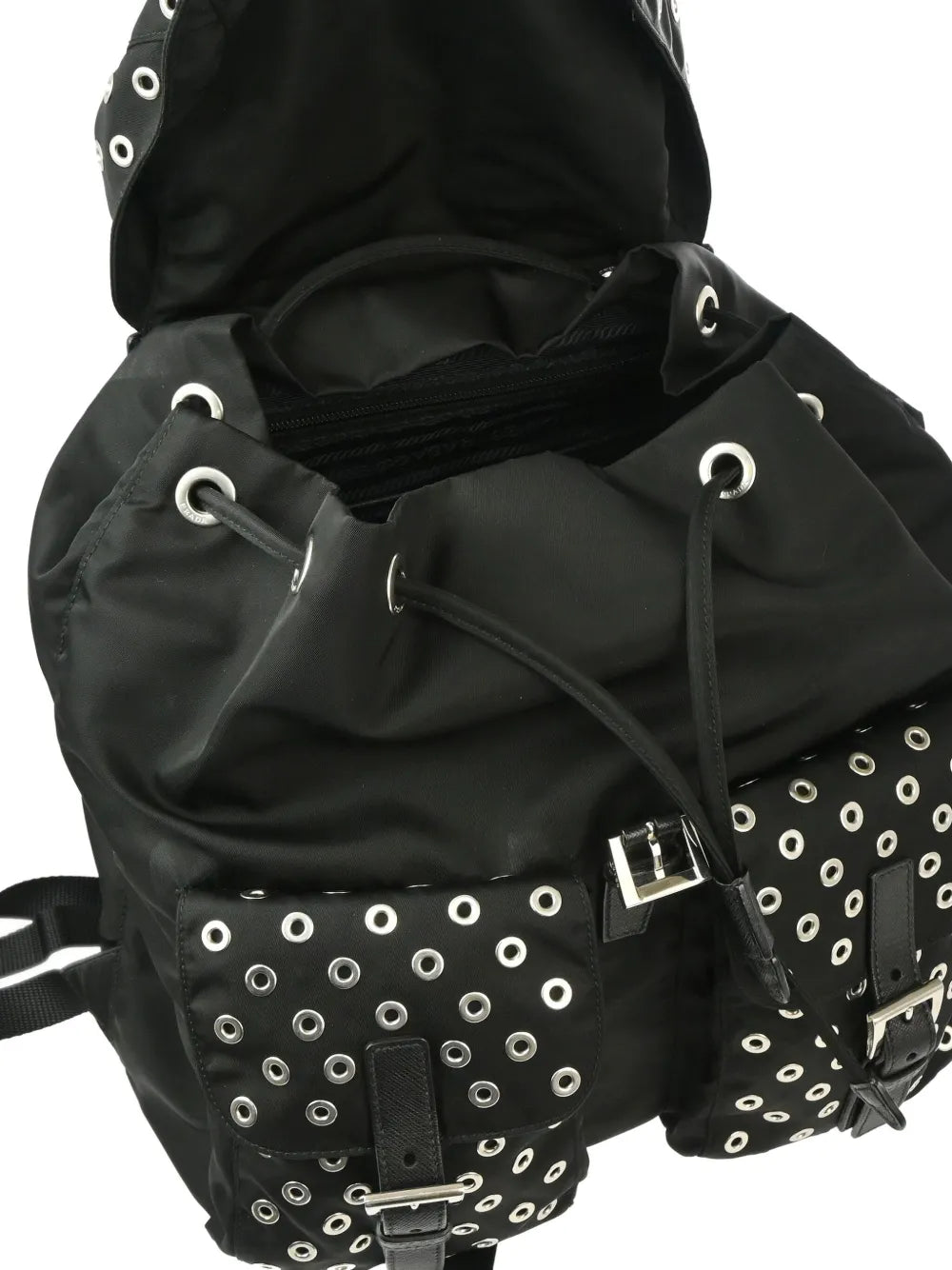 Pre-OwnedPrada Pre-Owned2010s triangle-logo backpack