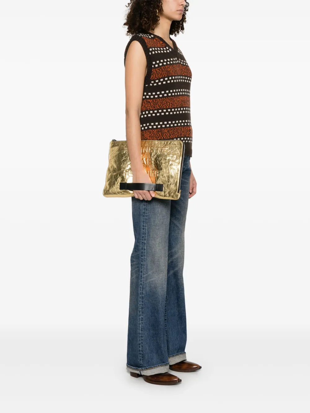 Pre-OwnedCHANEL Pre-Owned2014-2015s leather clutch bag