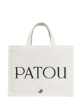 Patoumedium logo-print tote bag