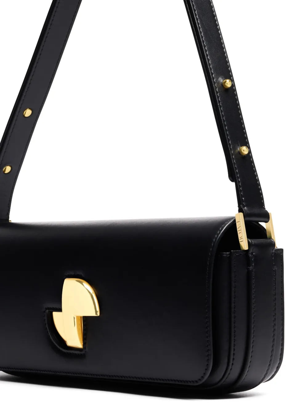 RunwayPatouLe Lock leather shoulder bag