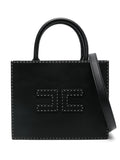 Elisabetta Franchismall contrasting-topstitching tote bag