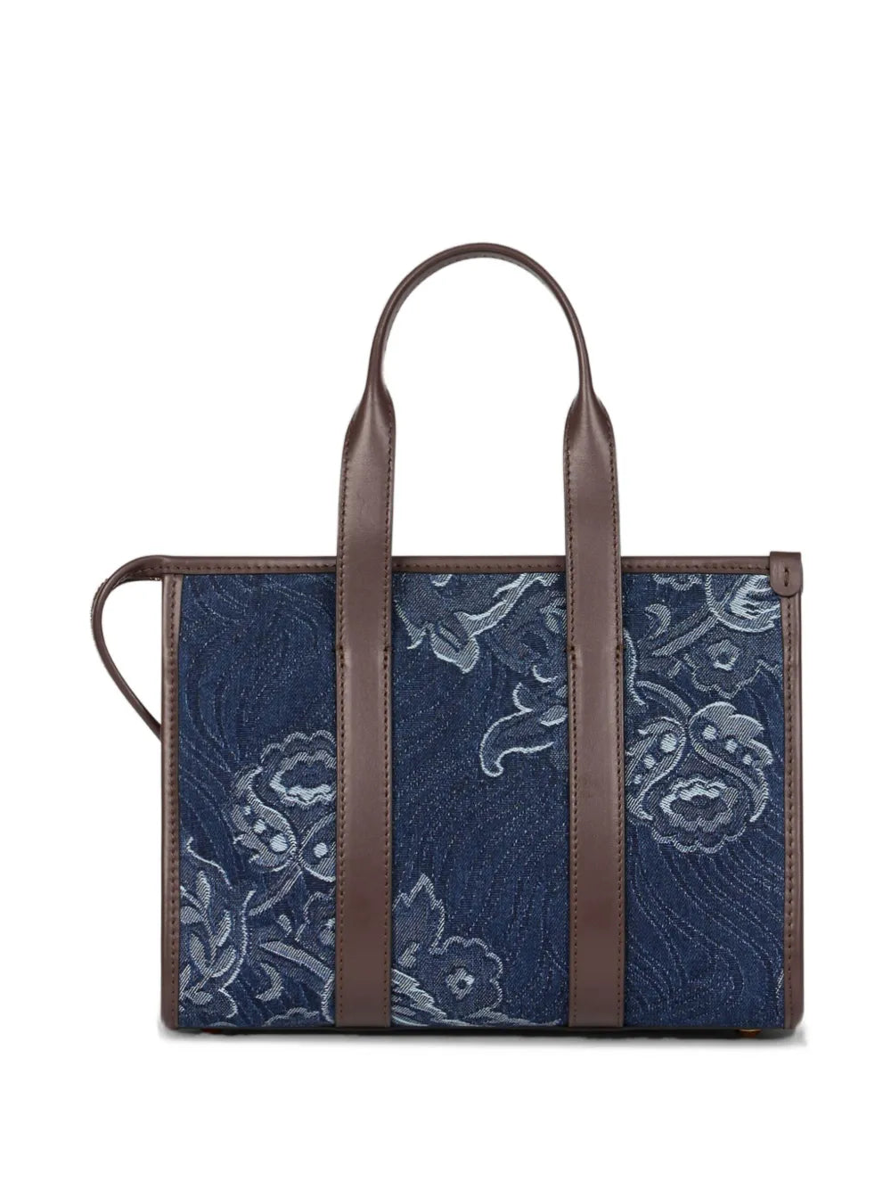ETROfloral-jacquard denim tote bag