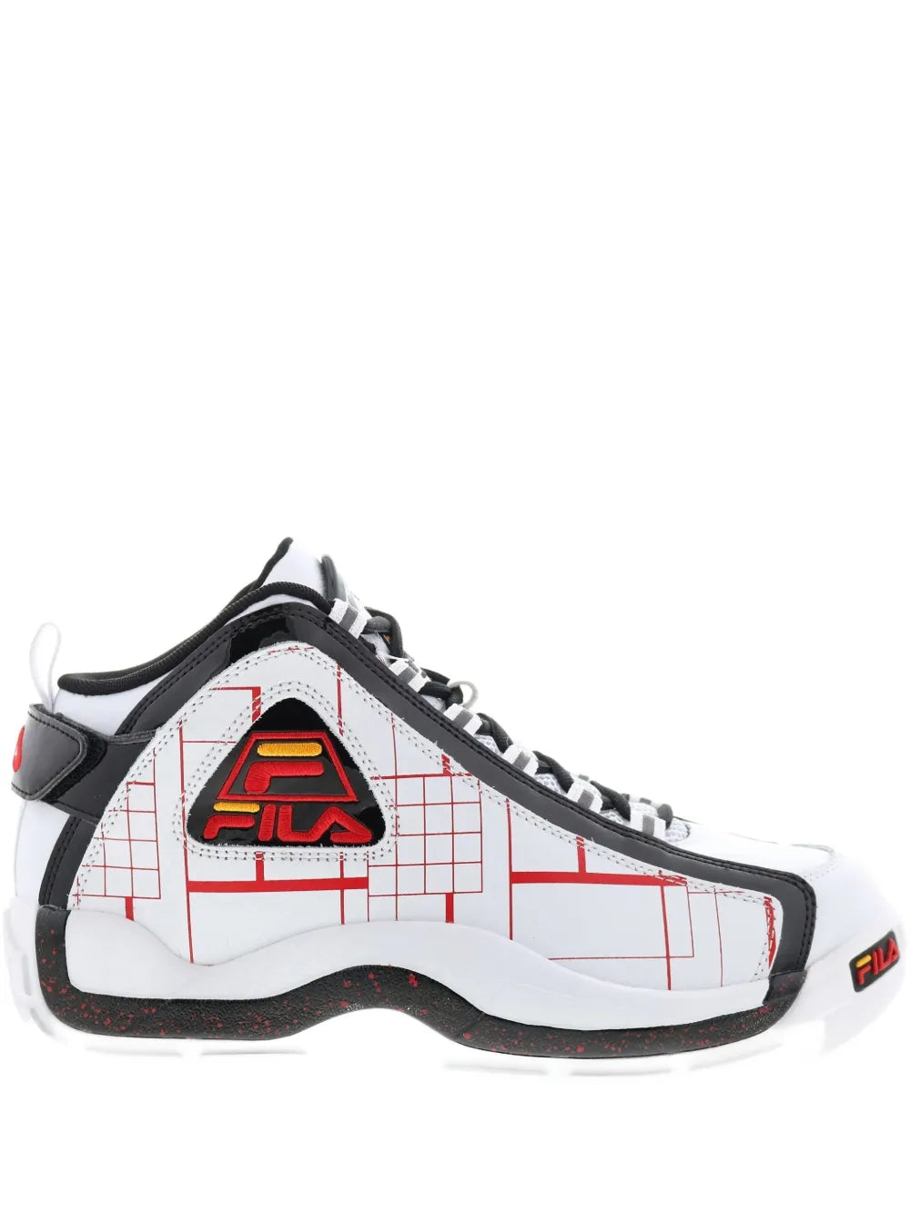 Fila Grant Hill 2 Grid White/Black/Gold Fusion Sneakers