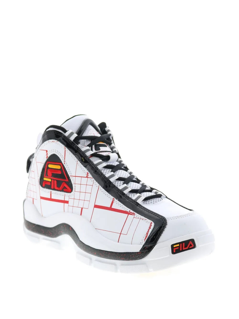 Fila Grant Hill 2 Grid White/Black/Gold Fusion Sneakers