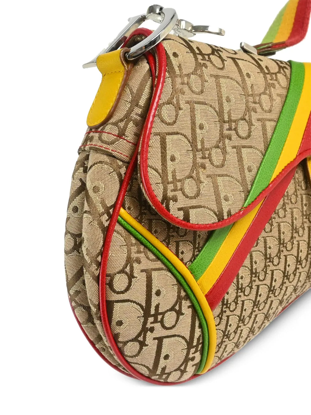 Pre-OwnedChristian Dior Pre-Owned2004 Rasta Trotter Saddle bag
