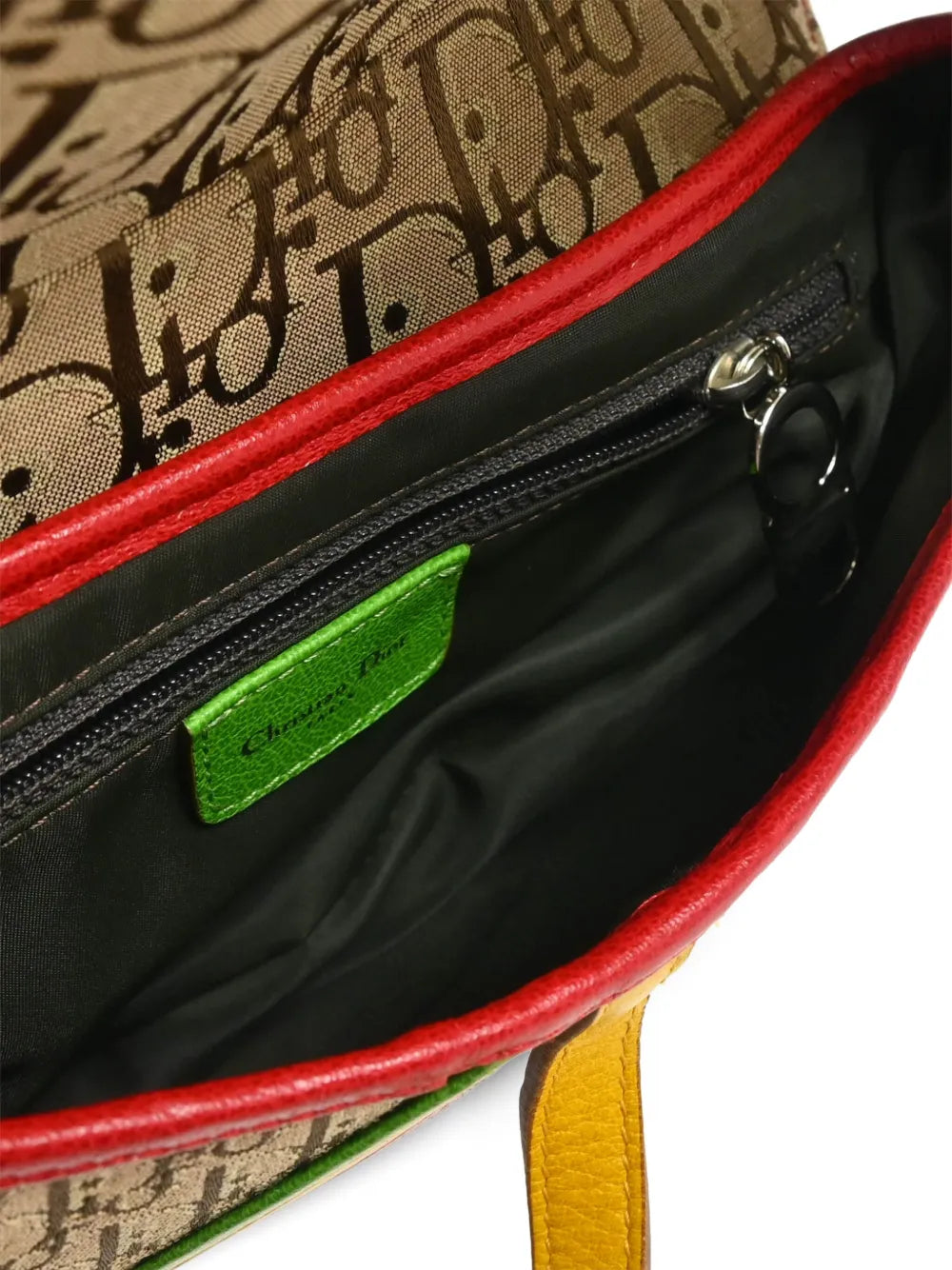 Pre-OwnedChristian Dior Pre-Owned2004 Rasta Trotter Saddle bag