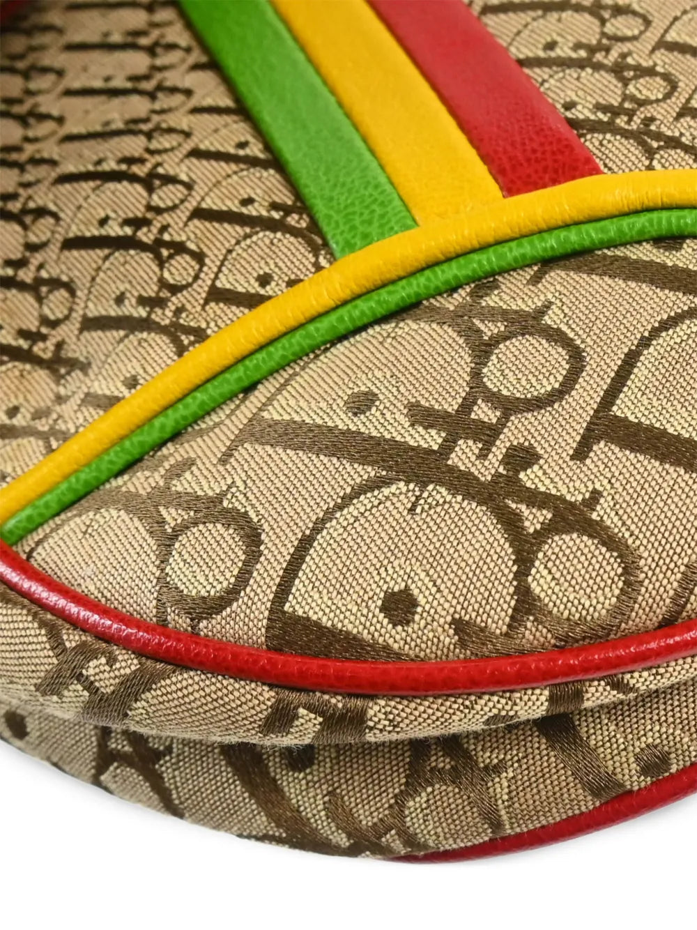 Pre-OwnedChristian Dior Pre-Owned2004 Rasta Trotter Saddle bag