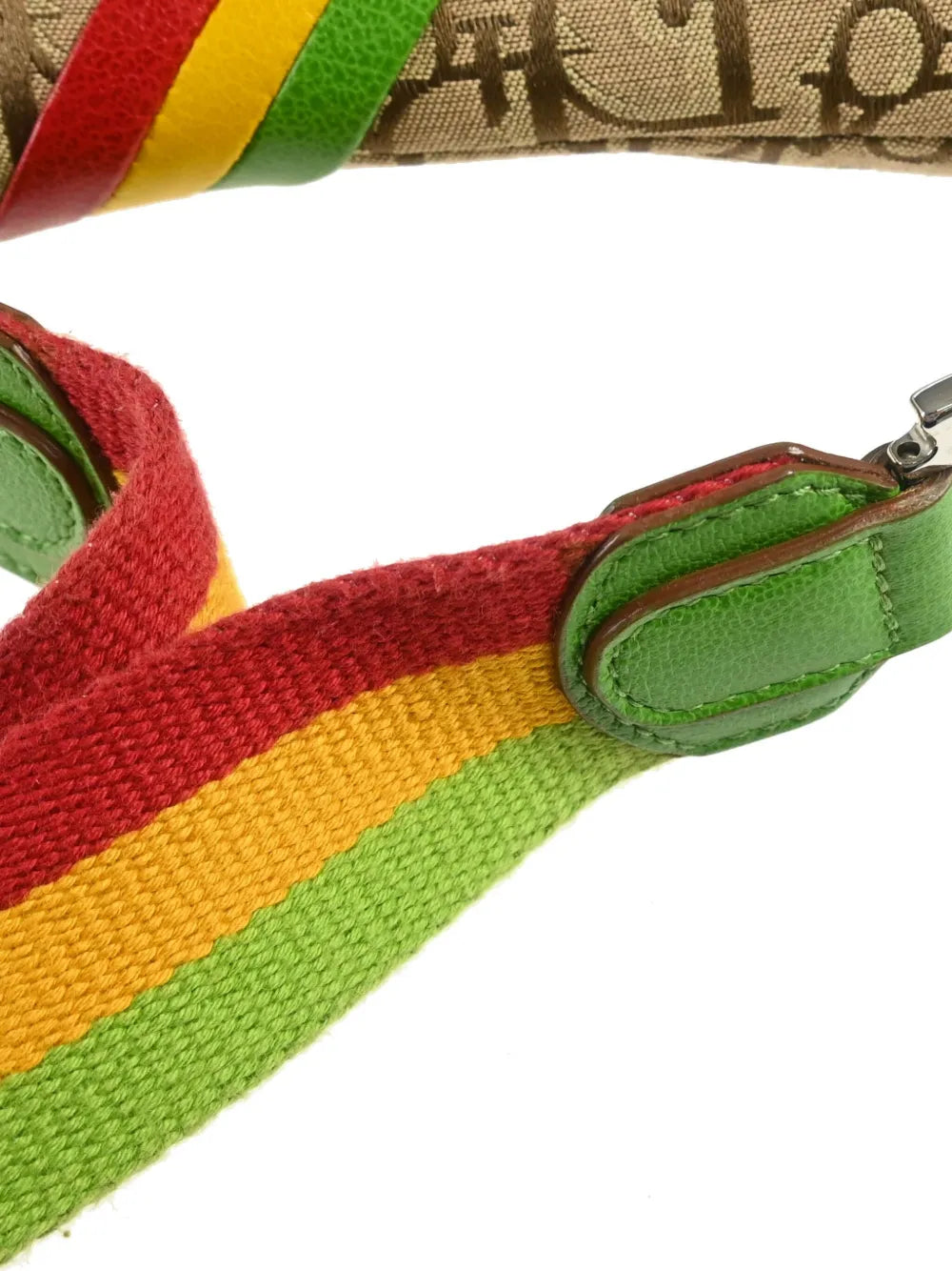 Pre-OwnedChristian Dior Pre-Owned2004 Rasta Trotter Saddle bag