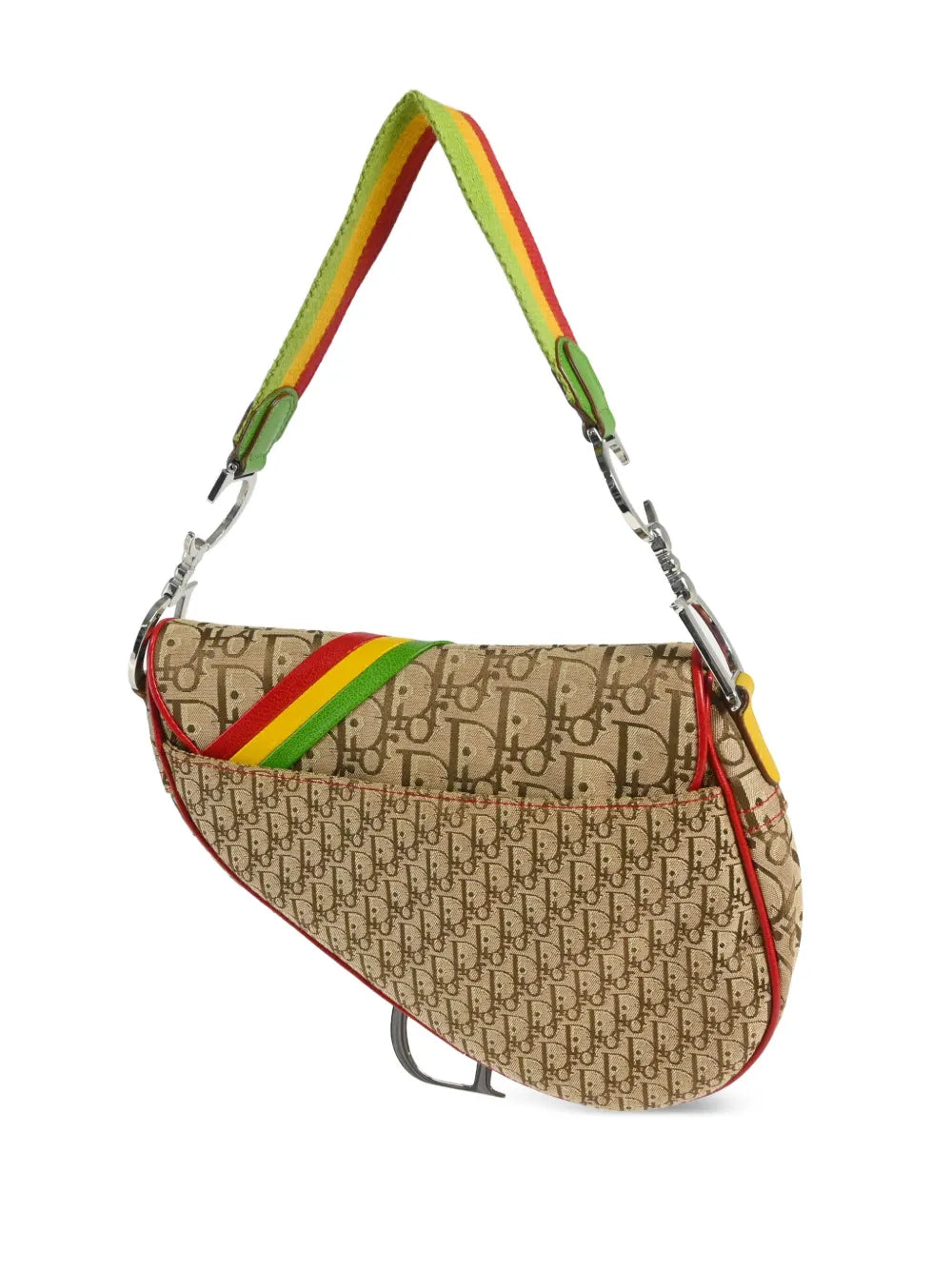 Pre-OwnedChristian Dior Pre-Owned2004 Rasta Trotter Saddle bag