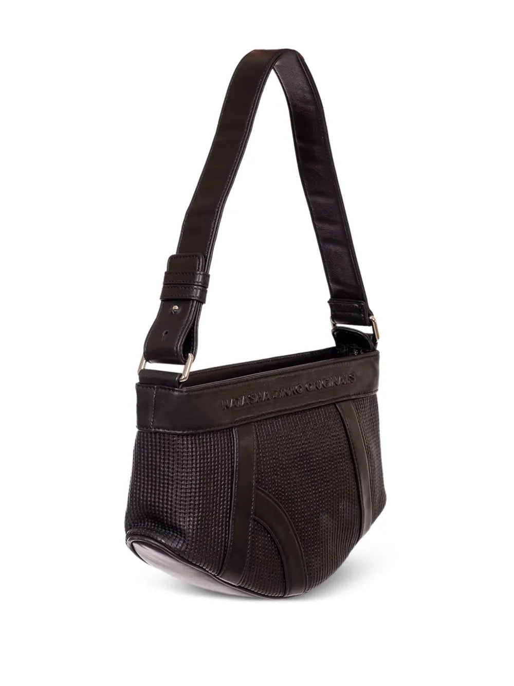 Natasha Zinkounderwear leather shoulder bag
