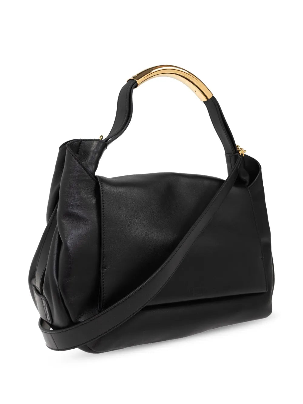 MoschinoHandle Me leather tote bag