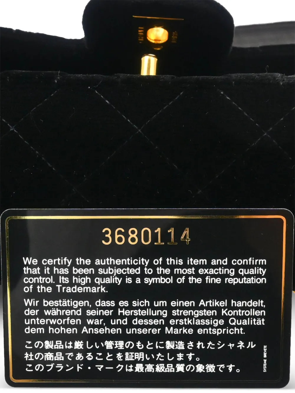 Pre-OwnedCHANEL Pre-Owned1995 velvet flap backpack