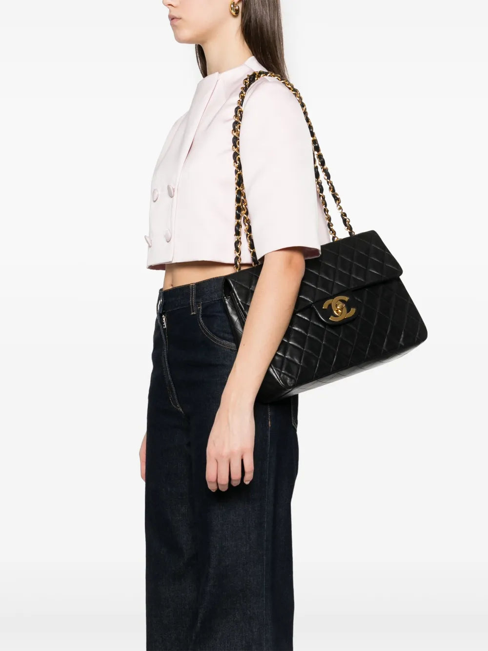 Pre-OwnedCHANEL Pre-Owned1991-1994 Jumbo Flap bag