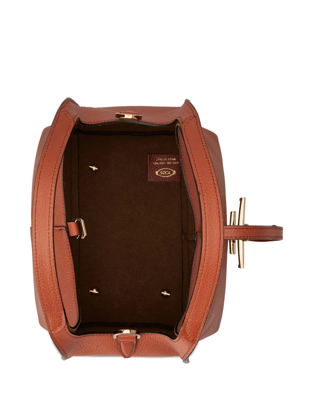 Tod'sT-buckle pebble-grain tote bag