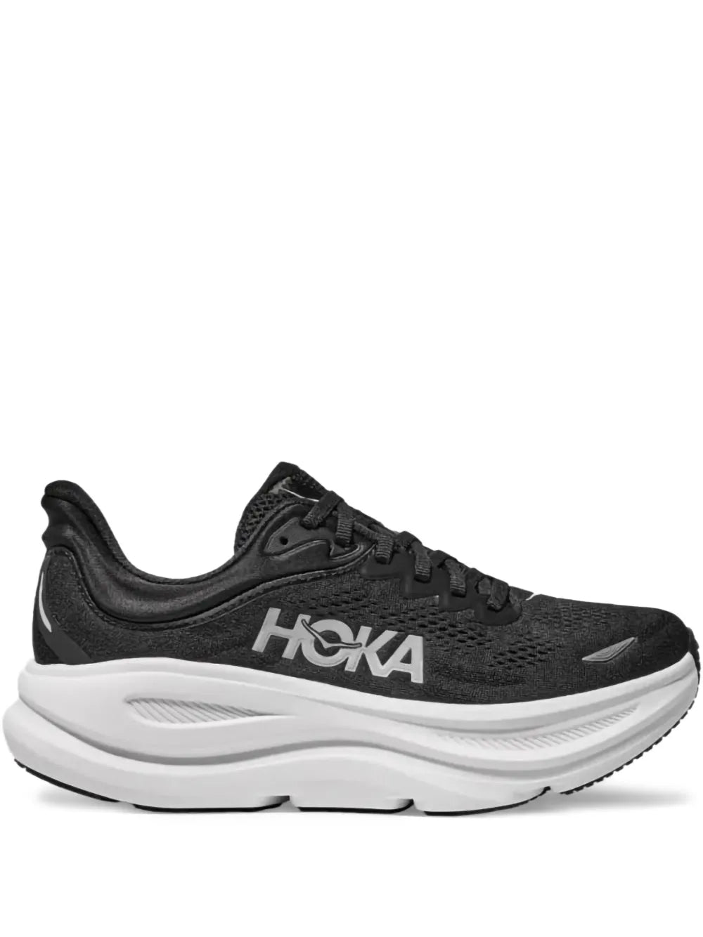 Hoka Bondi 9 Black/White Sneakers