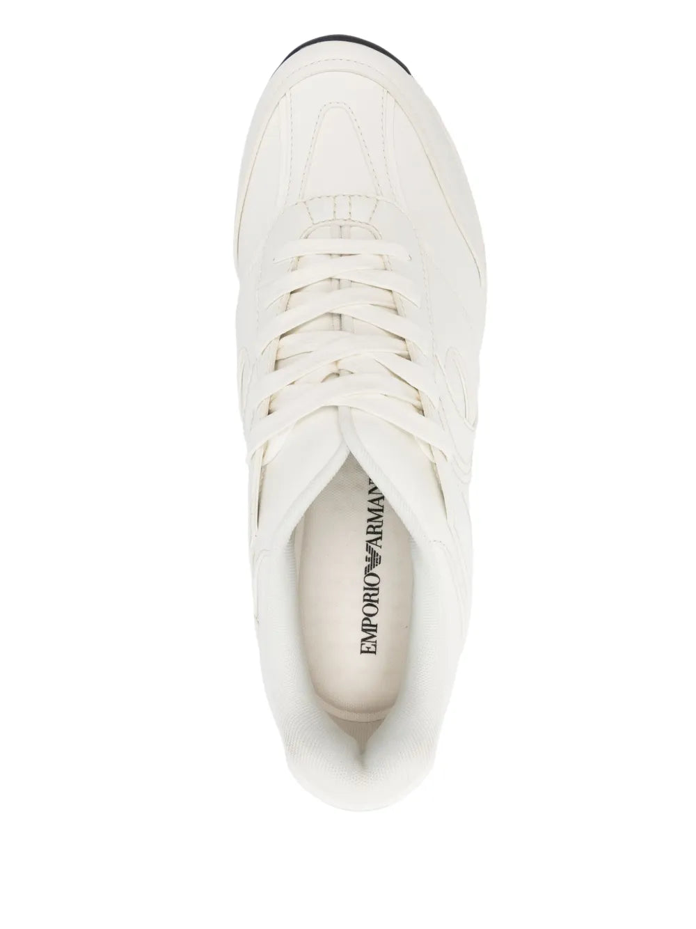 Emporio Armani Rubberised-Logo Sneakers