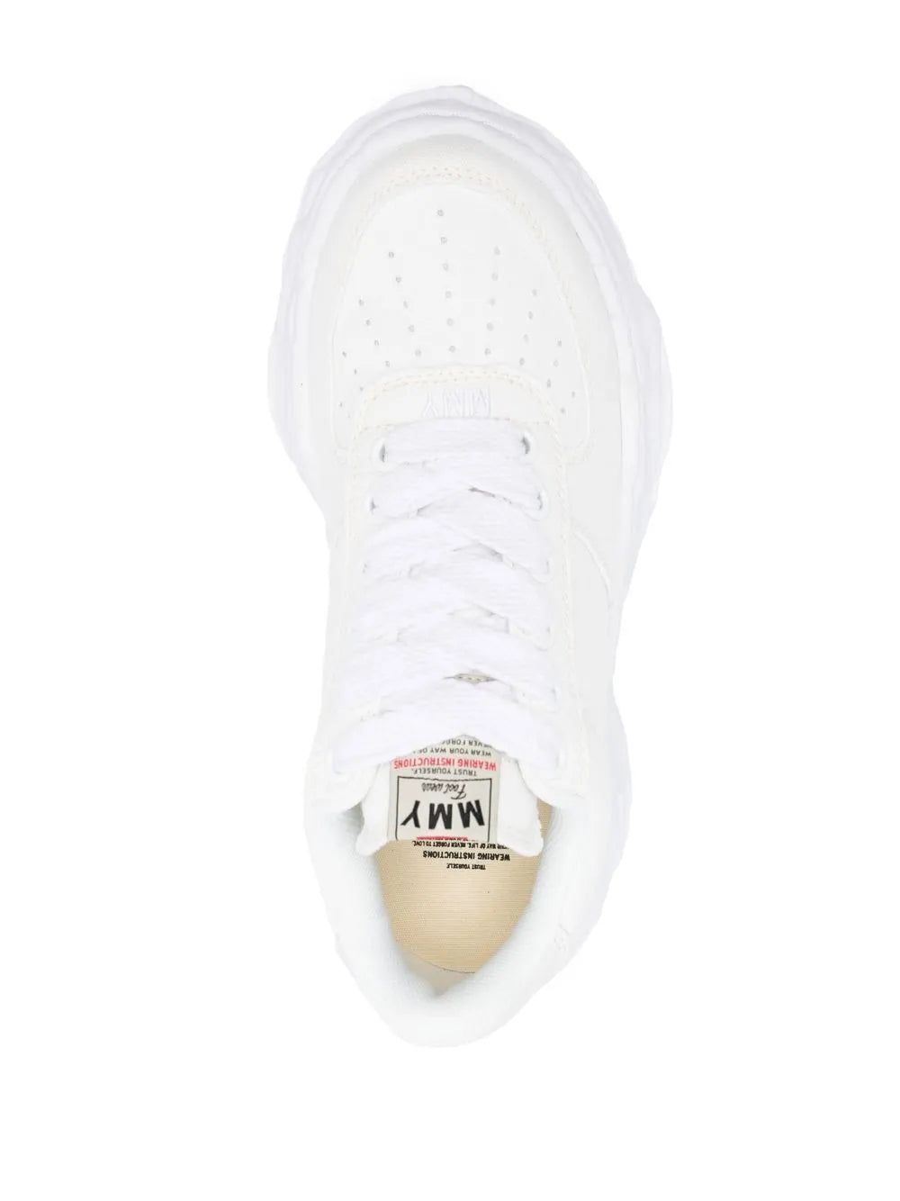 Maison Mihara Yasuhiro Wayne Og Sole White Sneakers