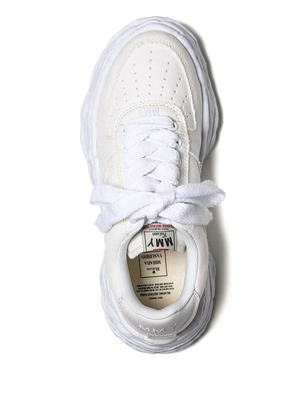 Maison Mihara Yasuhiro Wayne Og Sole White Sneakers
