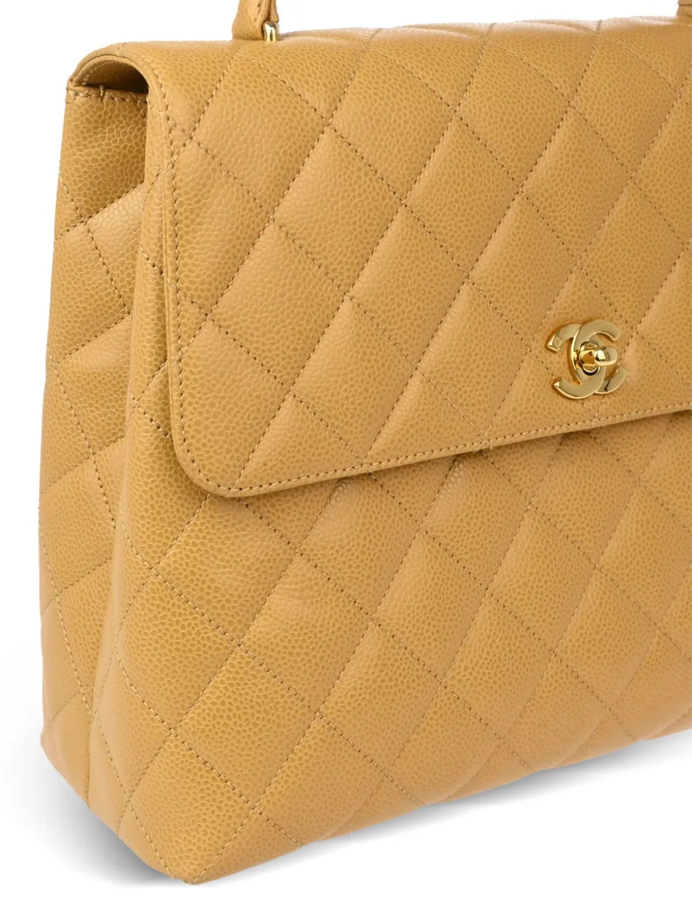 Pre-OwnedCHANEL Pre-Owned1998s medium quilted top handle bag