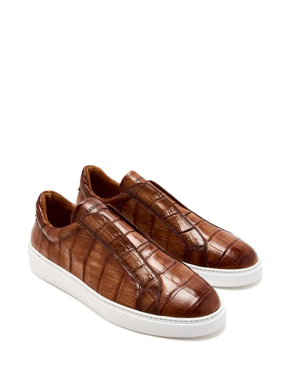 Magnanni Crocodile-Embossed Trainers