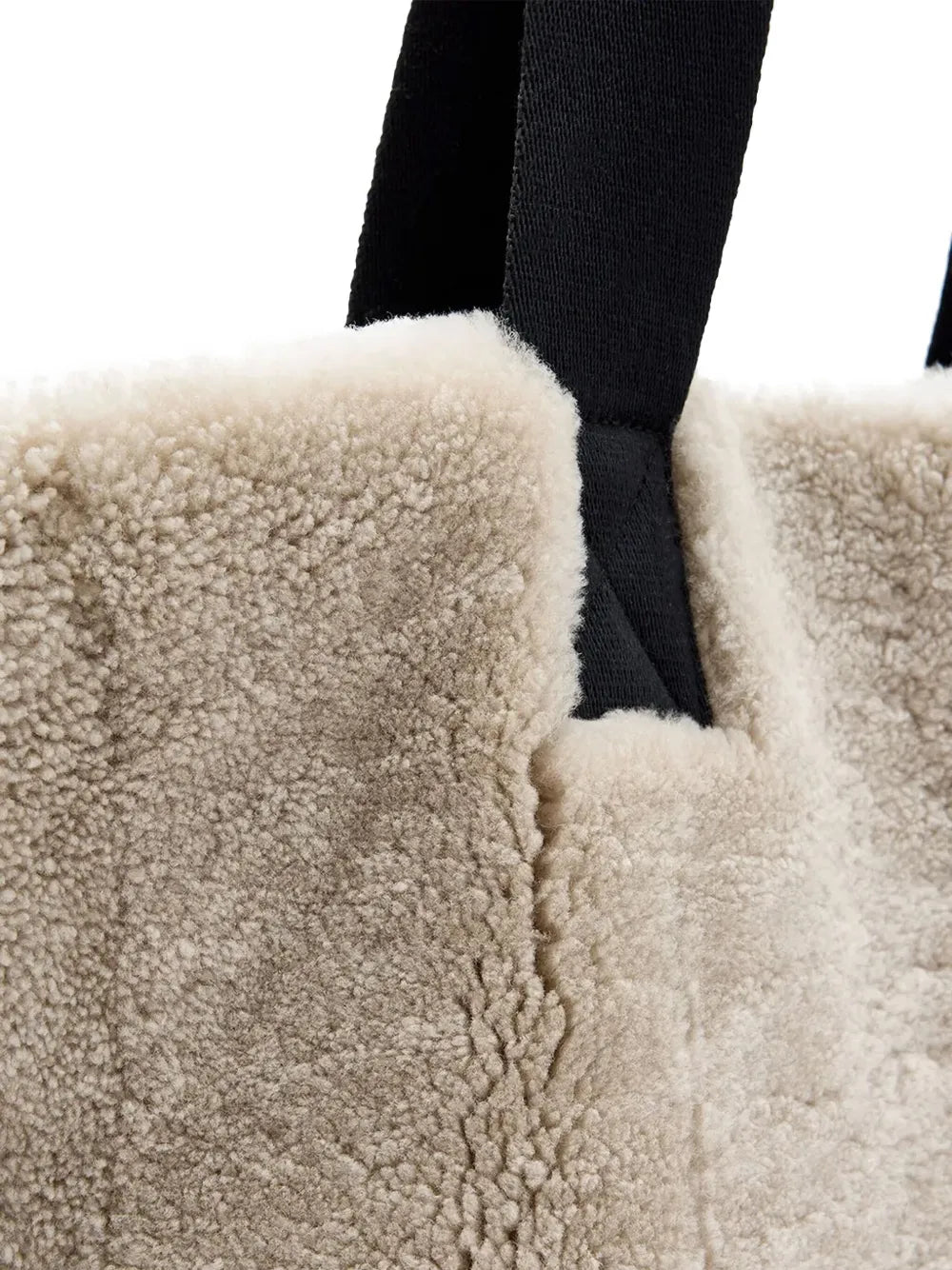 AllSaintsIzzy reversible shearling tote bag