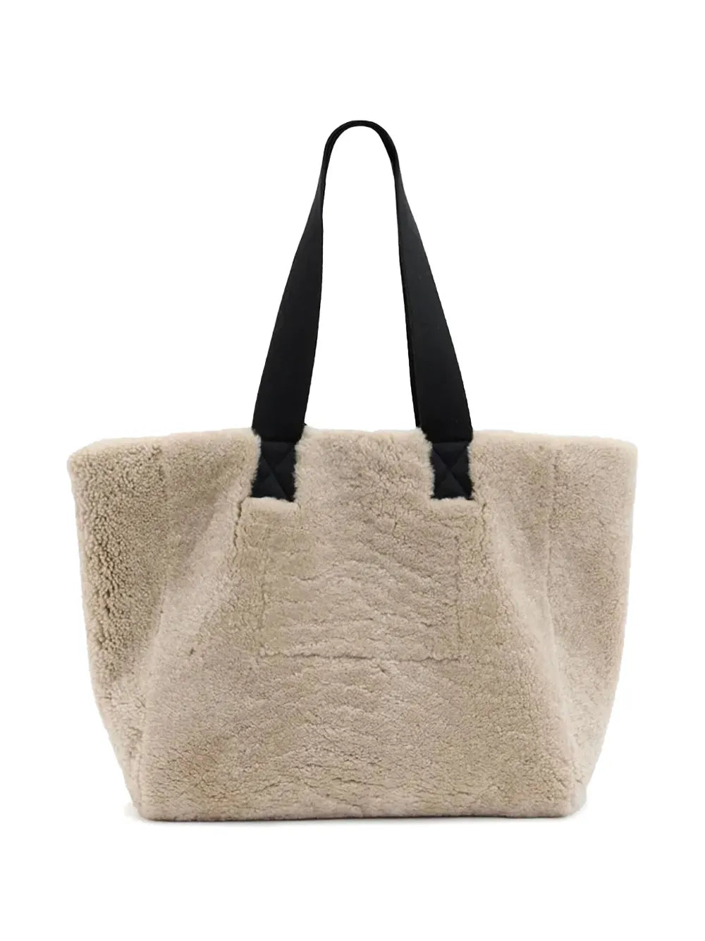 AllSaintsIzzy reversible shearling tote bag