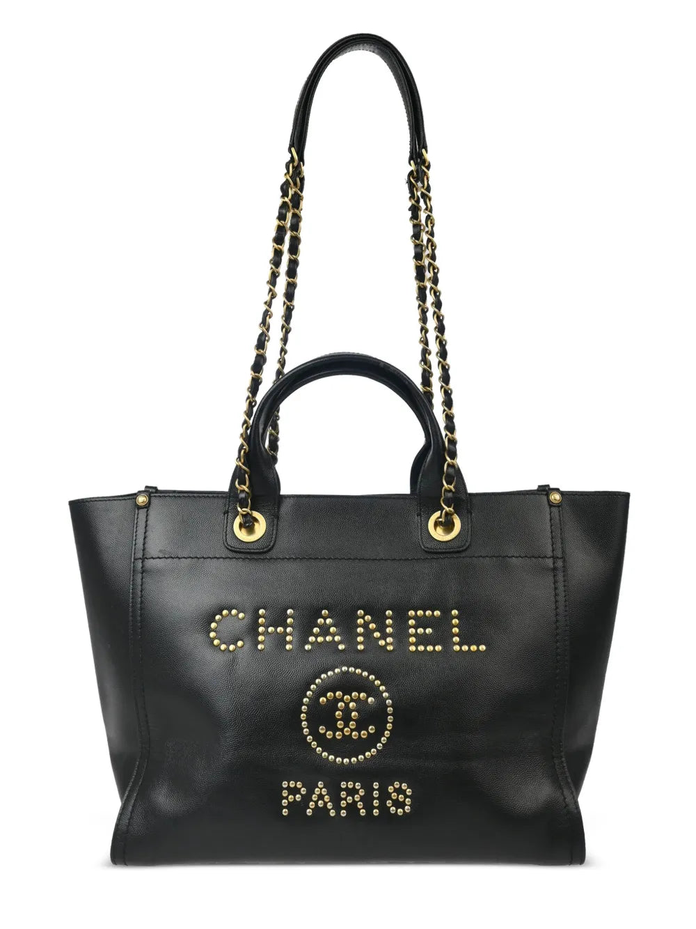 Pre-OwnedCHANEL Pre-Owned2019 small Deauville two-way bag
