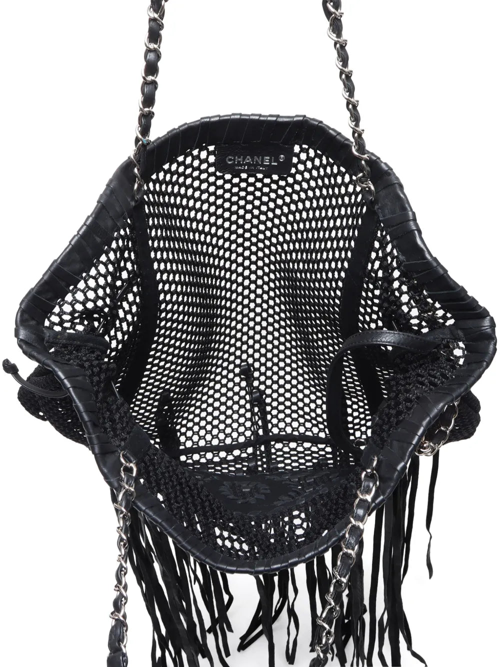 Pre-OwnedCHANEL Pre-Owned2009-2010 CC mesh handbag