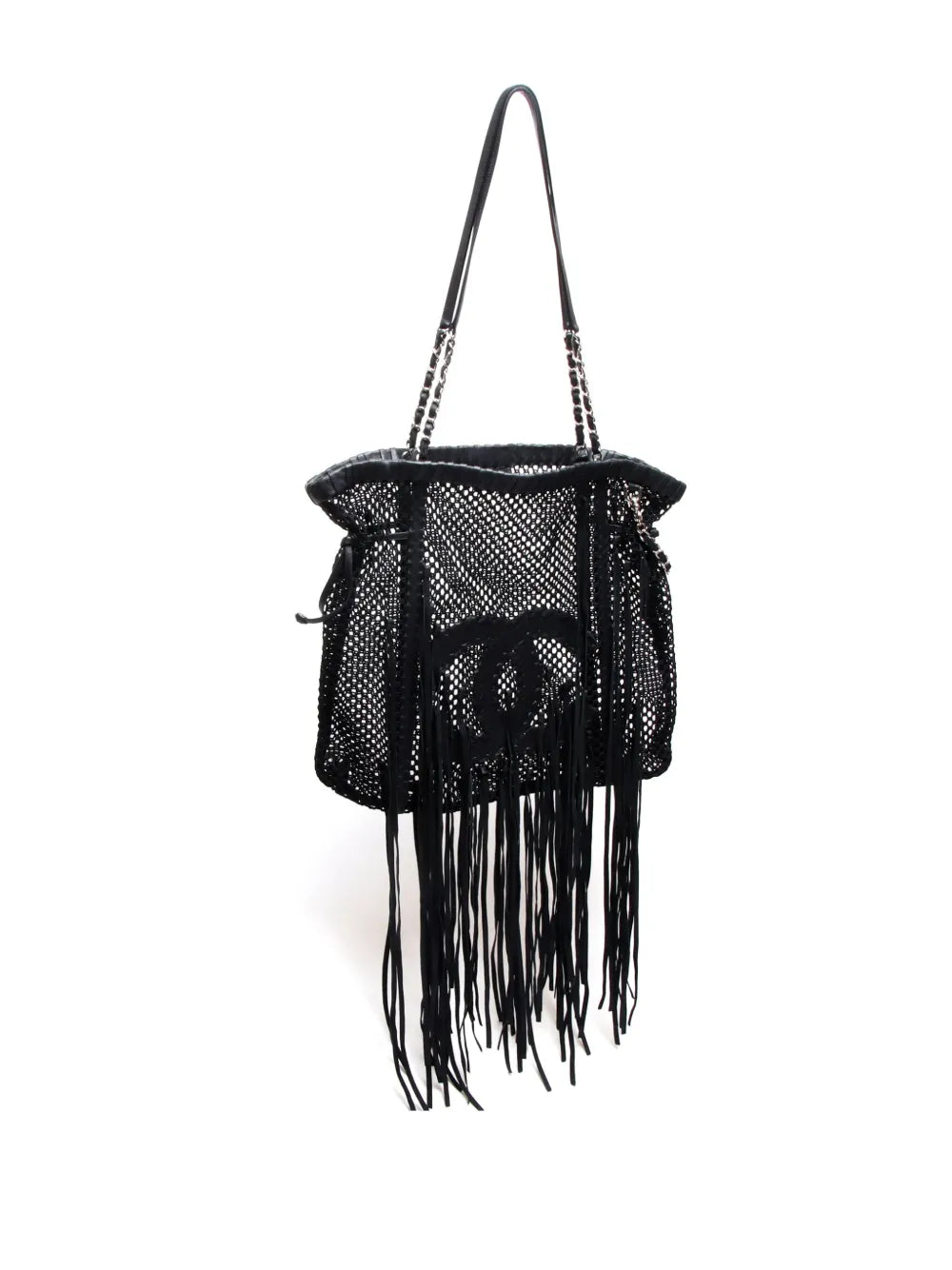 Pre-OwnedCHANEL Pre-Owned2009-2010 CC mesh handbag