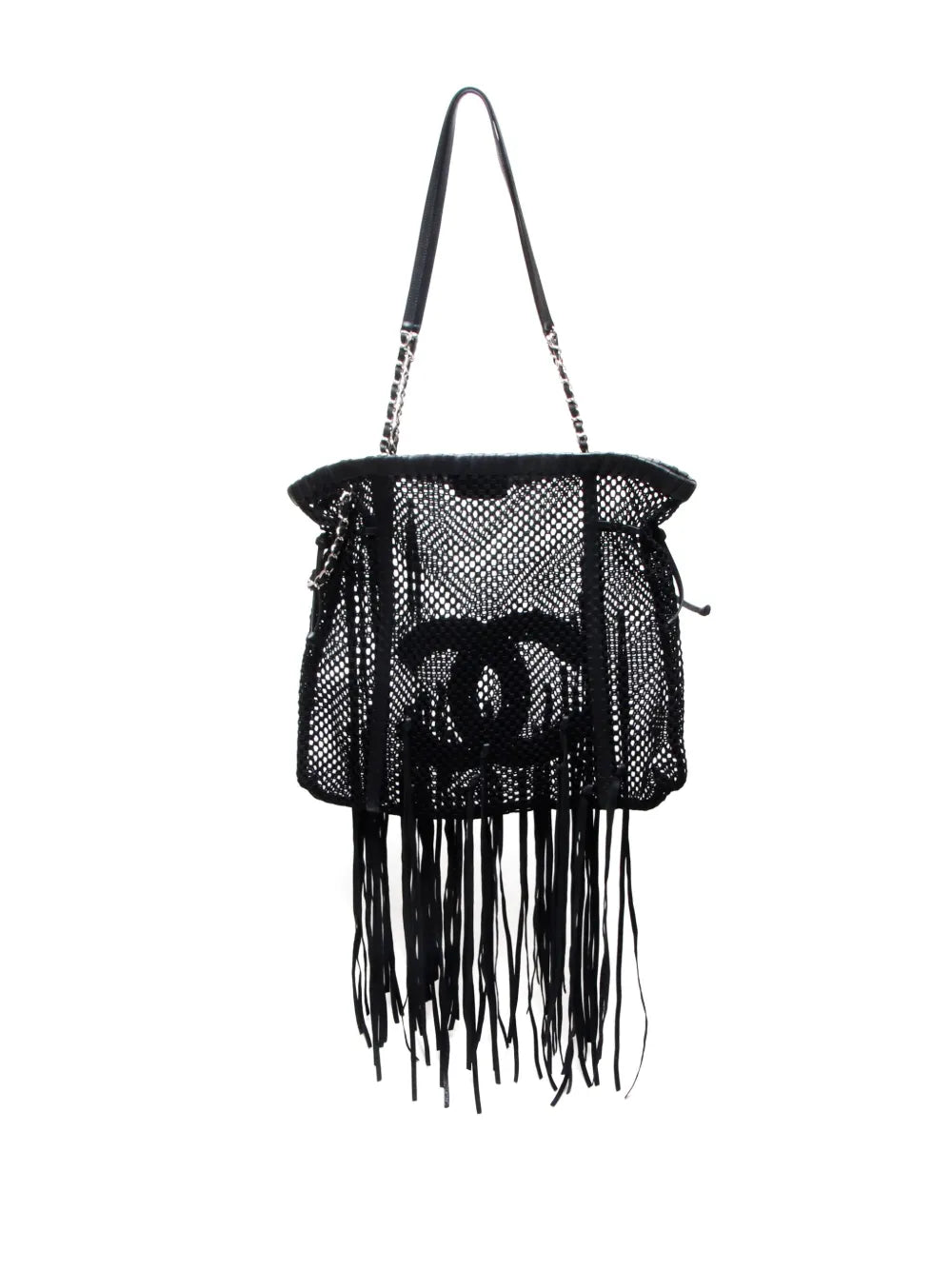Pre-OwnedCHANEL Pre-Owned2009-2010 CC mesh handbag