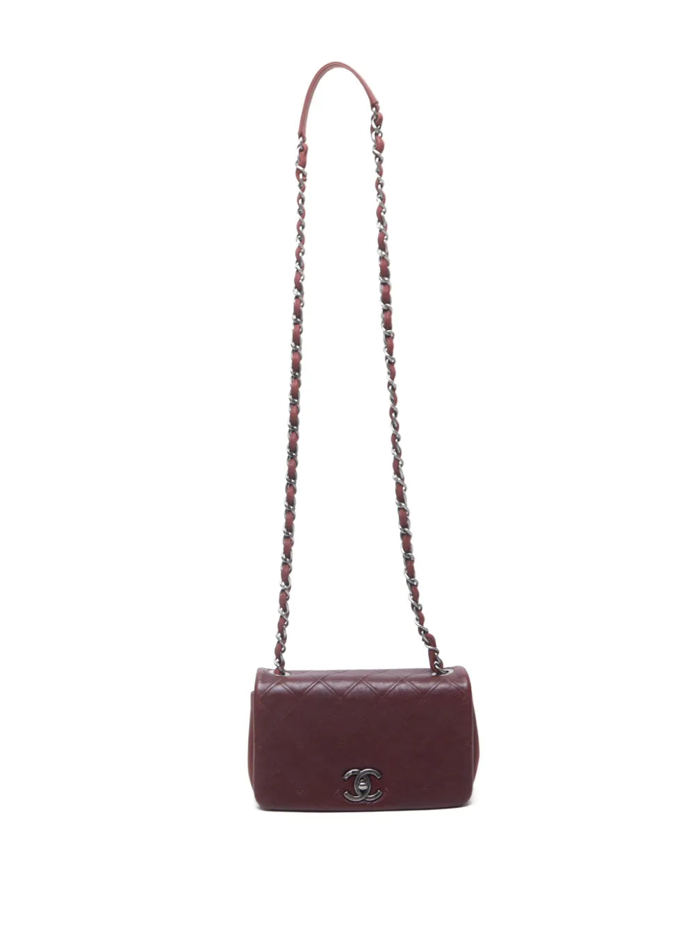 Pre-OwnedCHANEL Pre-Owned2013-2014 diamond-quilted shoulder bag