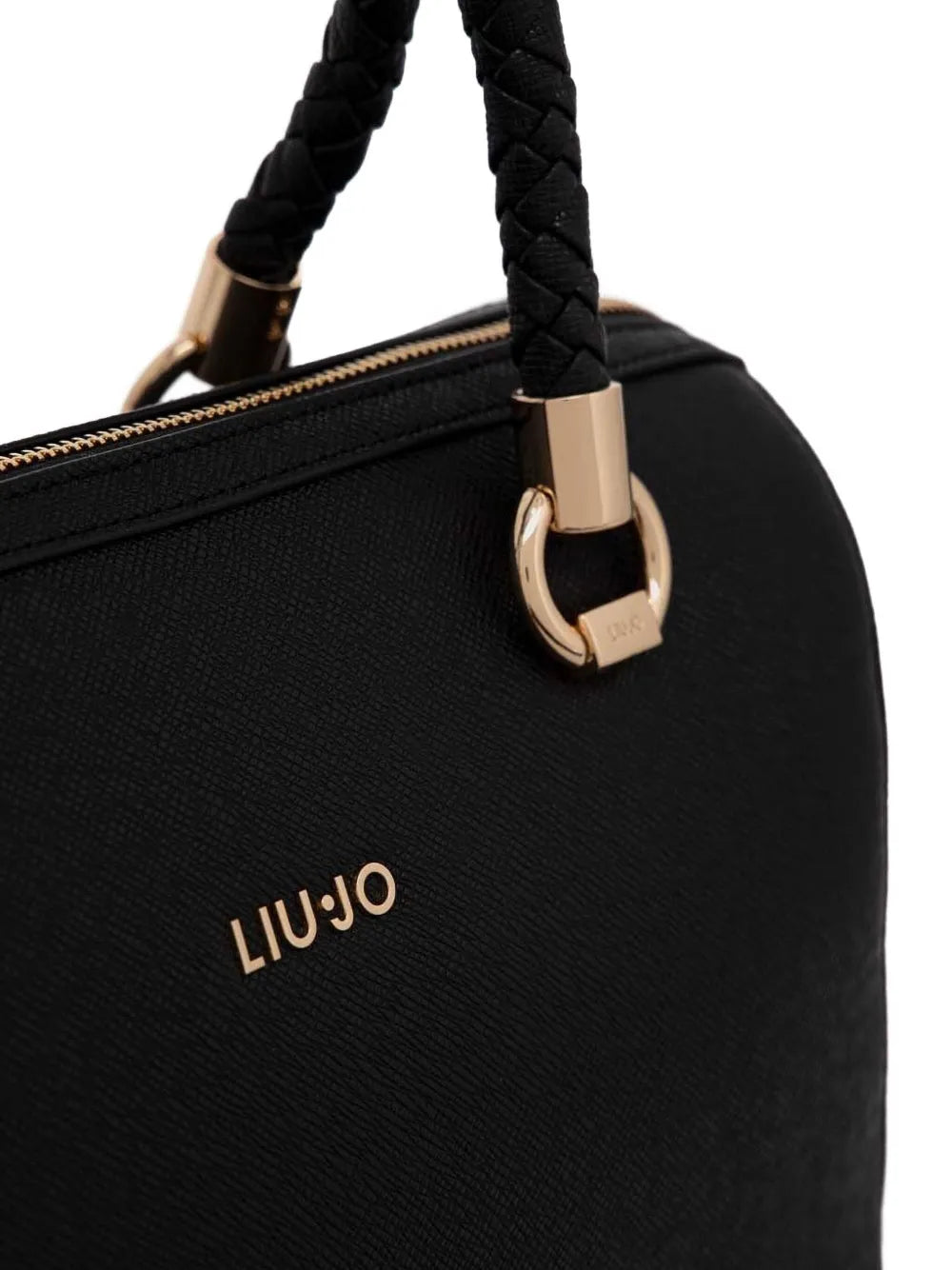 LIU JObraided-handle tote bag