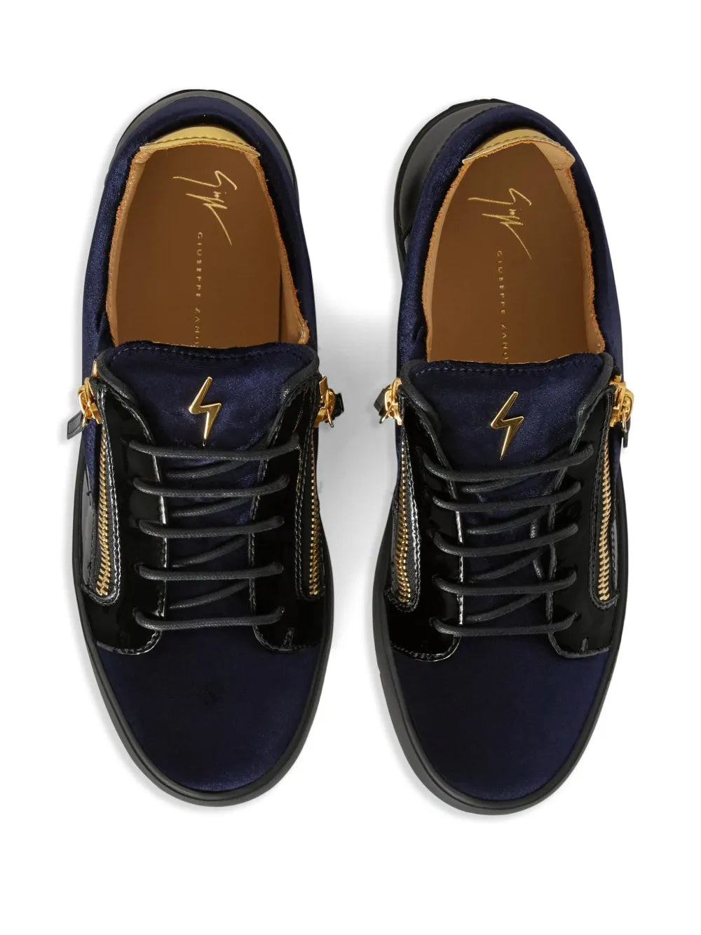 Giuseppe Zanotti Frankie Double-Zip Low-Top Sneakers