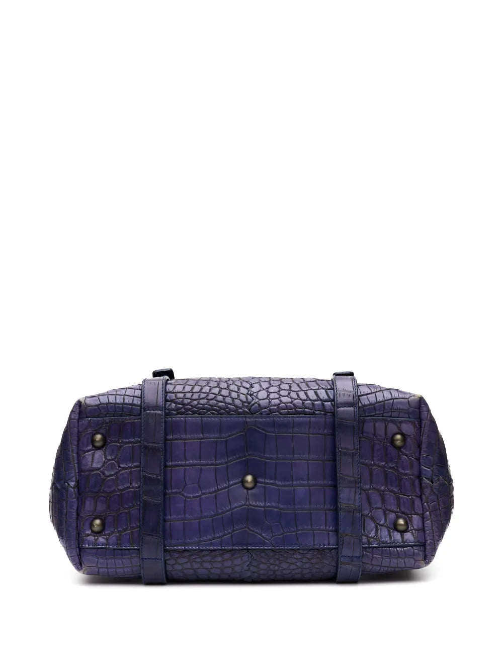 Pre-OwnedBottega Veneta Pre-Ownedcrocodile-embossed leather tote bag