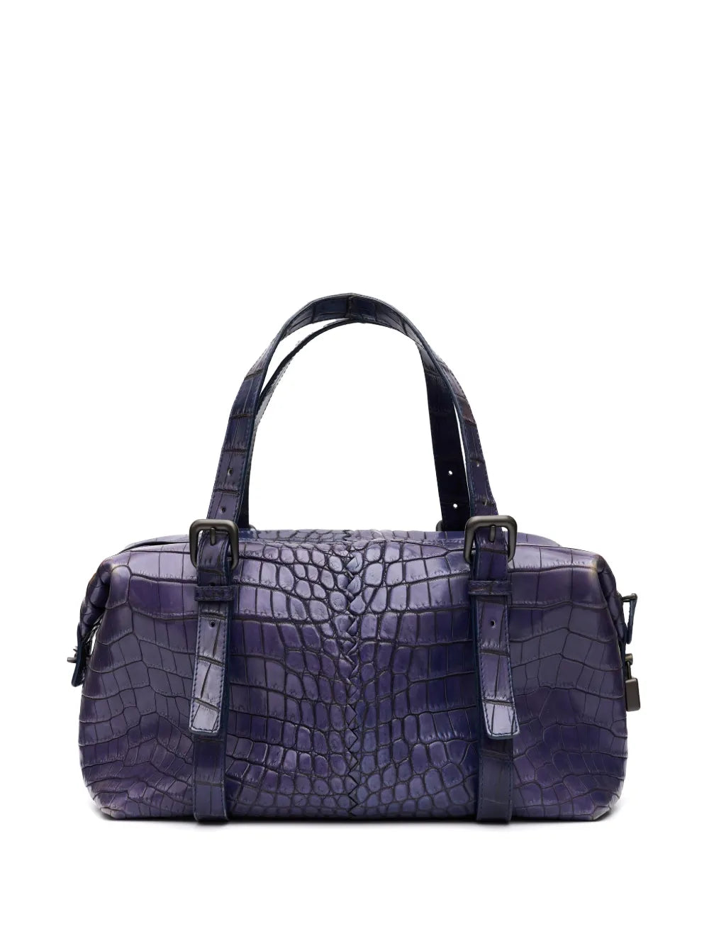 Pre-OwnedBottega Veneta Pre-Ownedcrocodile-embossed leather tote bag
