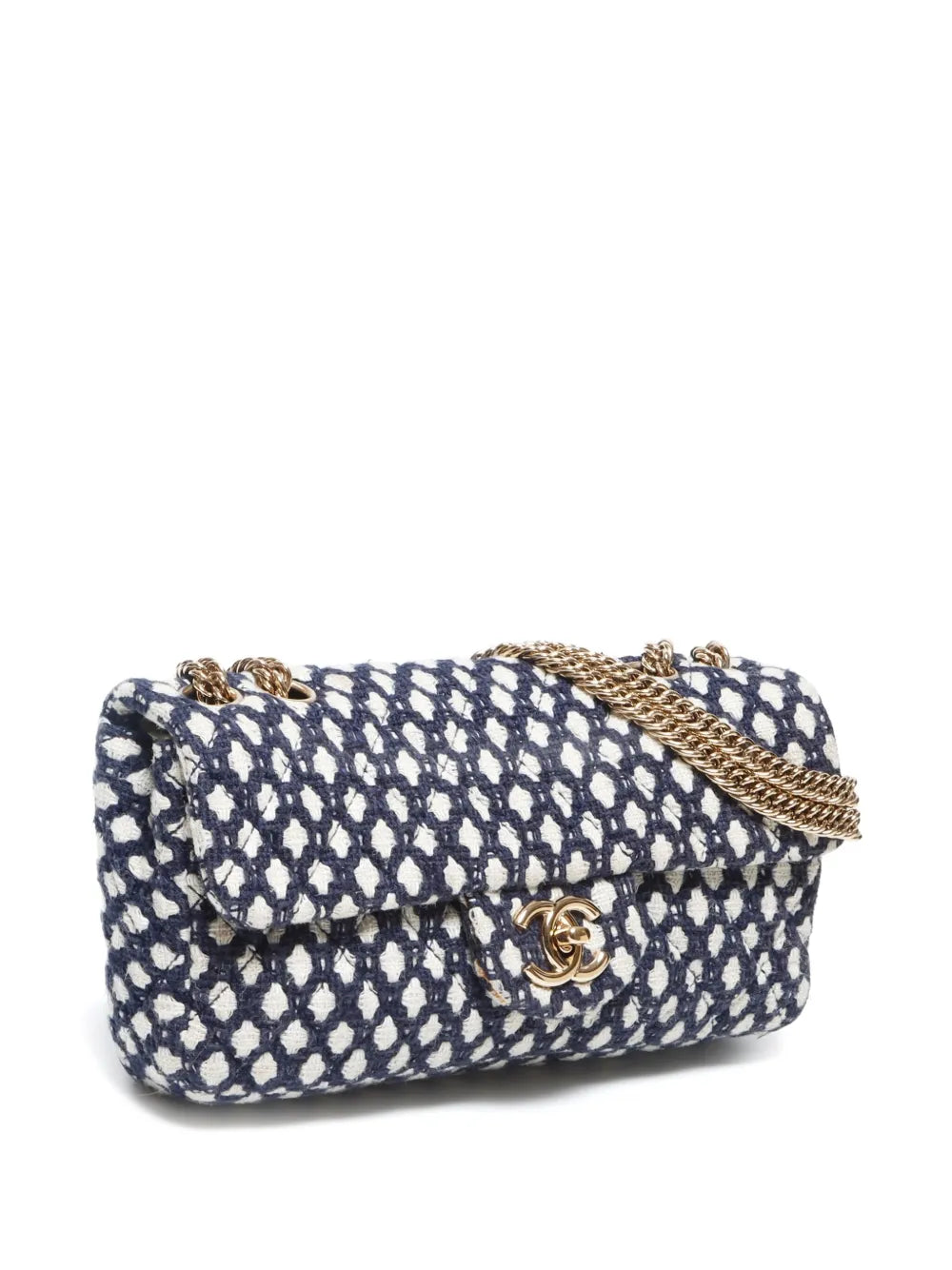 Pre-OwnedCHANEL Pre-Owned2008-2009 Classic Flap Knit shoulder bag